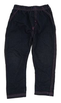 Tmavomodré legíny riflového vzhledu Ergee