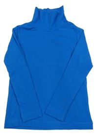 Safírové funkční triko s rolákem Crane