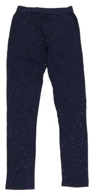 Tmavomodré třpytivé tregíny Yigga