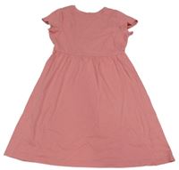 Broskvové bavlněné šaty Friboo