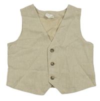 Béžová společenská vesta H&M