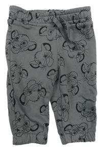Šedé tepláky se Simbou Primark 
