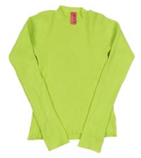 Neonově zelený žebrovaný rolák B.NOSY