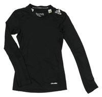 Černé funkční sportovní triko Adidas