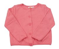 Růžová vzorovaná propínací mikina Kids