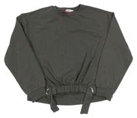 Tmavošedá oversize mikina Matalan