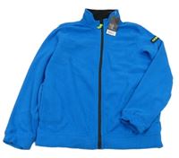 Nové - Modrá fleecová propínací funkční mikina Crivit