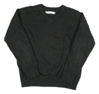 Tmavošedý melírovaný svetr M&S