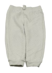 Světlešedé prošívané tepláky Primark