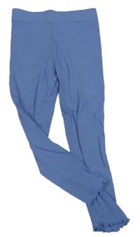 Modrofialové žebrované legíny Primark