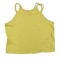 Žlutý crop top George