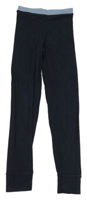 Tmavomodré spodní kalhoty s modrým pruhem tcm