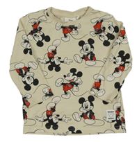 Béžové triko s Mickeym Disney