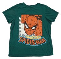 Tmavozelené tričko se Spidermanem George