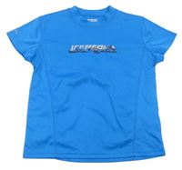 Modré sportovní funkční tričko s nápisem IcePeak