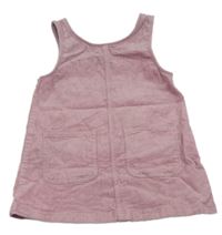 Růžové manšestrové šaty H&M
