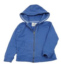 Tmavomodrá propínací mikina s kapucí M&S