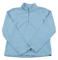 Světlemodrá fleecová funkční mikina Mountain Warehouse