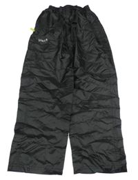 Černé šusťákové funkční kalhoty Gelert