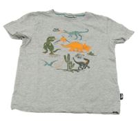 Světlešedé tričko s diny 