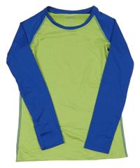 Zeleno-modré sportovní triko Crane