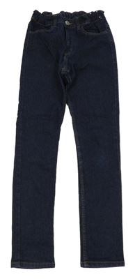 Tmavomodré skinny fit rifle &Denim