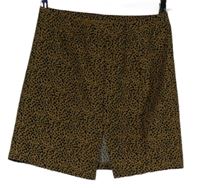 Dámská černo-béžová vzorovaná sukně Shein 