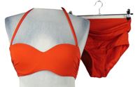 Dámské červené dvoudílné plavky Next vel. 70A