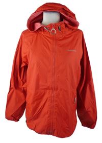 Dámská červená šusťáková outdoorová nepromokavá bunda s kapucí Craghoppers 