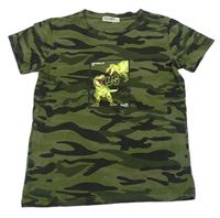 Army tričko s dinosaury