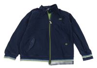 Tmavomodrá podšitá propínací mikina Baker