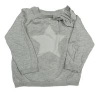 Světlešedý svetr s hvězdičkou M&S