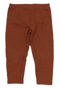 Rezavé teplákové legíny C&A