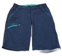 Tmavomodré šusťákové kraťasy se zipem CMP