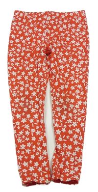 Červené květované legíny Tu