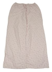 Světlerůžové puntíkaté pyžamové kalhoty Cherokee