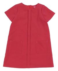 Fuchsiové šaty s kapsami Next