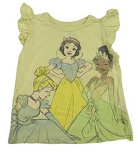 Citronové tričko s princeznami Disney 