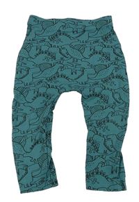 Zelené legíny s dinosaury Matalan 
