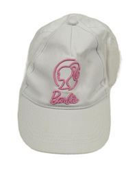 Bílá plátěná kšiltovka Barbie 