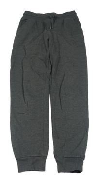 Tmavošedé cuff tepláky Primark 