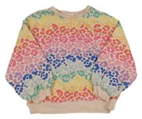 Růžovo-barevná vzorovaná mikina Next 