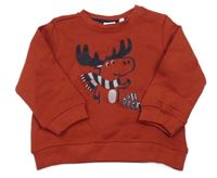 Červená mikina se losem Blukids