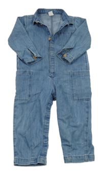 Modrý riflový kalhotový overal H&M