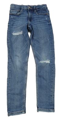 Modré rifle s prošoupáním Zara