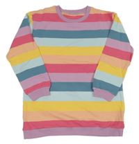 Barevná pruhovaná mikina 