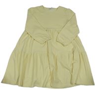 Žluté lehké šaty s puntíky Paul Mark