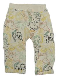 Smetanové tepláky se zvířátky Primark