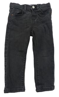 Tmavošedé skinny rifle ZARA