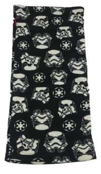 Černo-bílý fleecový nákrčník se Star Wars C&A